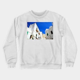 Typical buildings of Ostuni Crewneck Sweatshirt